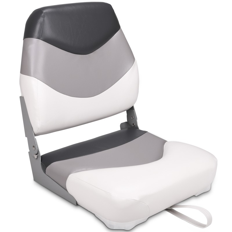 High Back Boat Seats with Foldable Backrest Custom Folding Marine Chairs