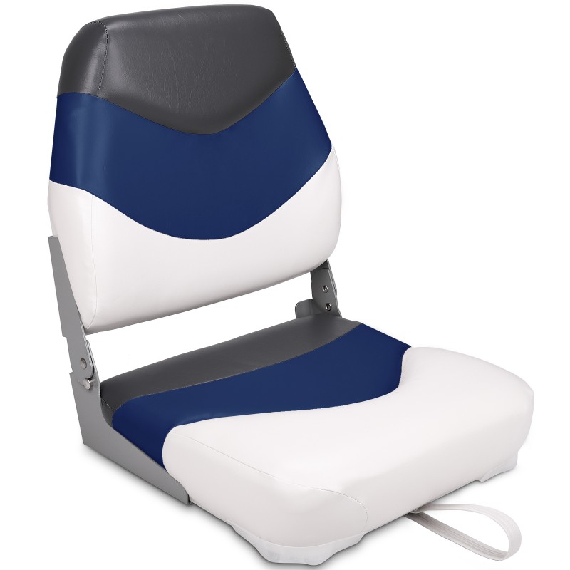 High Back Boat Seats with Foldable Backrest Custom Folding Marine Chairs