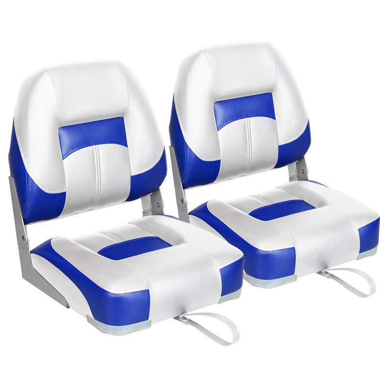 Wholesale Customized Deluxe Folding Boat Seats Marine High Back Swivel Jet Boat Seats for Bass Boats